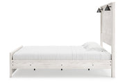 Gerridan White/Gray King Panel Bed from Ashley - DMV Furniture