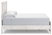 Gerridan White/Gray King Panel Bed with Mirrored Dresser and 2 Nightstands from Ashley - DMV Furniture