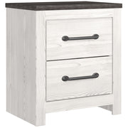 Gerridan White/Gray Lighted Panel Bedroom Set from Ashley - DMV Furniture
