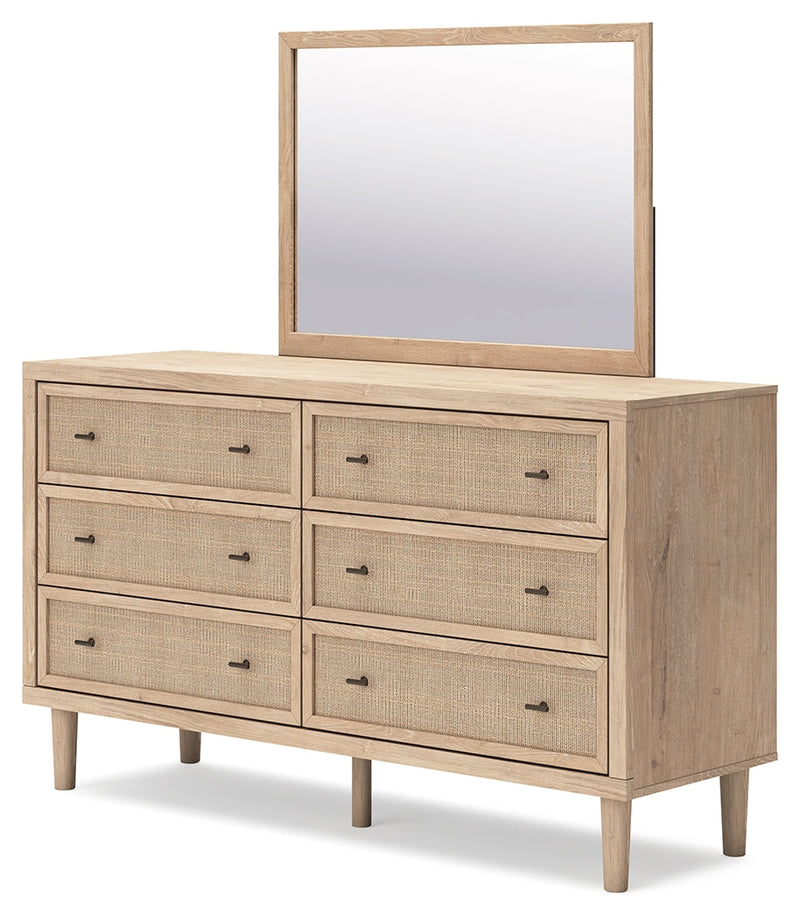 Cielden Two-tone Queen Panel Headboard, Dresser and Mirror from Ashley - DMV Furniture