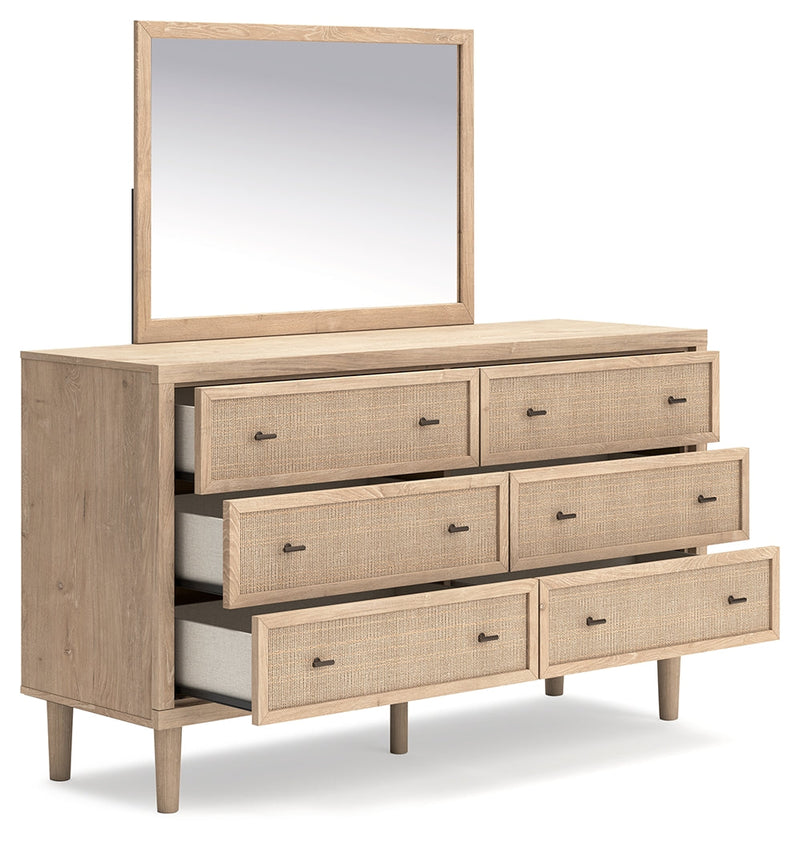 Cielden Two-tone Queen Panel Headboard, Dresser and Mirror from Ashley - DMV Furniture