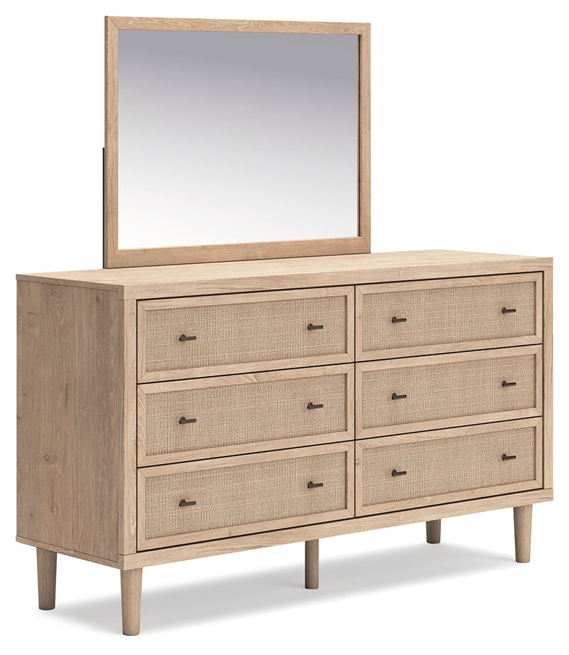 Cielden Two-tone King Panel Headboard, Dresser and Mirror from Ashley - DMV Furniture