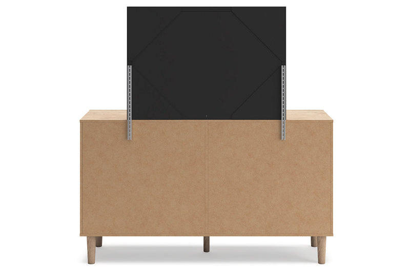 Cielden Two-tone Dresser and Mirror -  Ashley - DMV Furniture