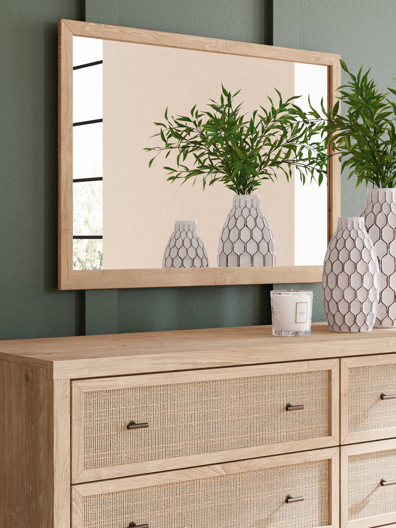 Cielden Two-tone King Panel Headboard, Dresser and Mirror from Ashley - DMV Furniture