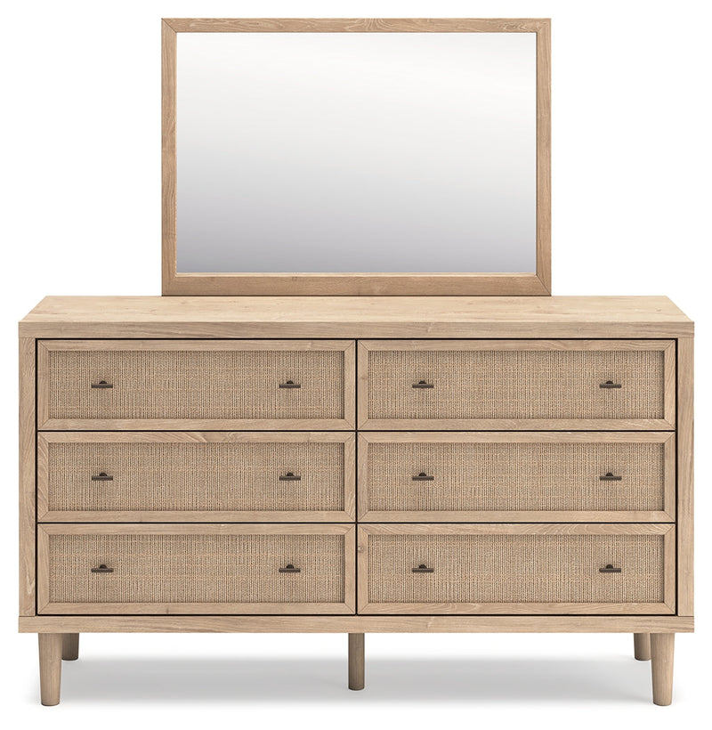Cielden Two-tone Queen Panel Headboard, Dresser and Mirror from Ashley - DMV Furniture