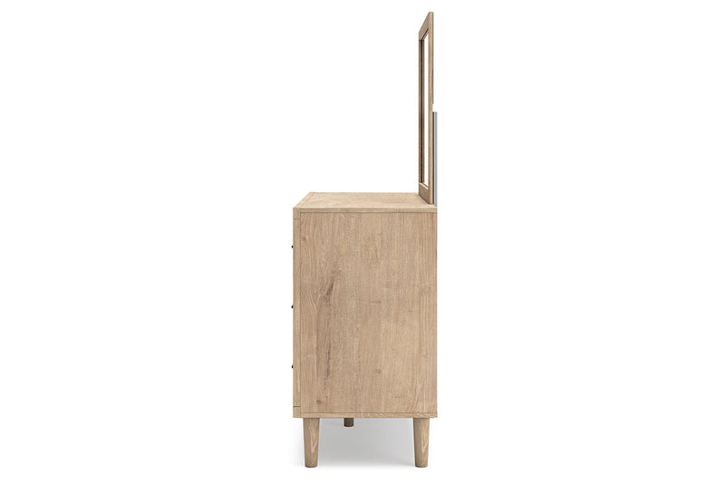 Cielden Two-tone Dresser and Mirror -  Ashley - DMV Furniture