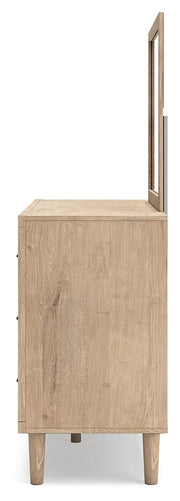Cielden Two-tone King Panel Headboard, Dresser and Mirror from Ashley - DMV Furniture