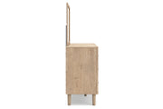 Cielden Two-tone Dresser and Mirror -  Ashley - DMV Furniture
