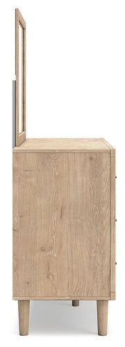 Cielden Two-tone Queen Panel Headboard, Dresser and Mirror from Ashley - DMV Furniture
