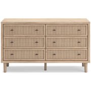 Cielden Soft Gray/Tan Upholstered Platform Bedroom Set from Ashley - DMV Furniture