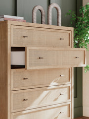Cielden Soft Gray/Tan Upholstered Platform Bedroom Set from Ashley - DMV Furniture