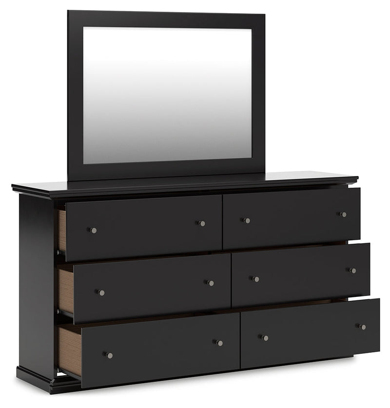 Maribel Queen Panel Bed, Dresser and Mirror from Ashley - DMV Furniture