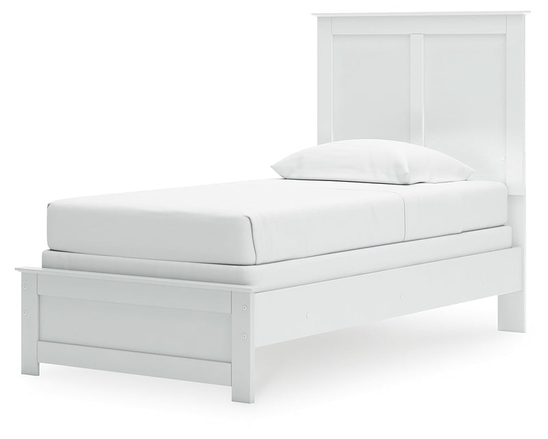Bostwick Shoals Twin Panel Bed, Dresser and Mirror from Ashley - DMV Furniture