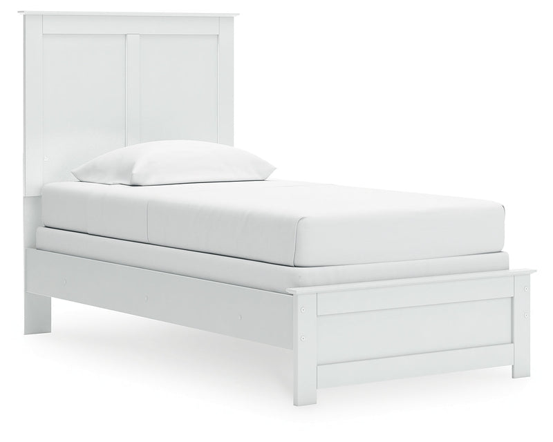 Bostwick Shoals Twin Panel Bed, Dresser and Mirror from Ashley - DMV Furniture
