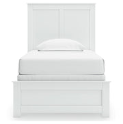 Bostwick Shoals Twin Panel Bed, Dresser and Mirror from Ashley - DMV Furniture