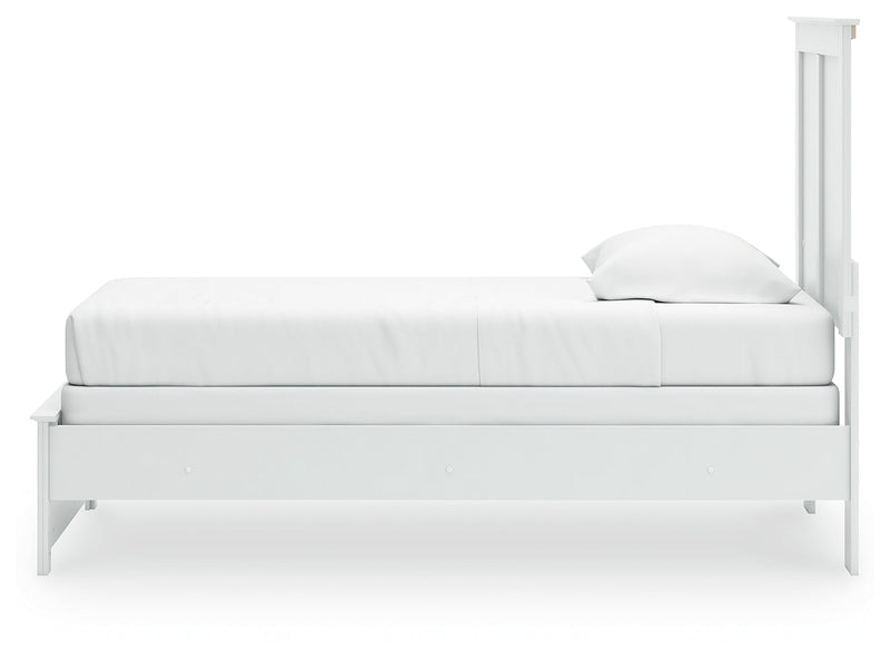 Bostwick Shoals Twin Panel Bed, Dresser and Mirror from Ashley - DMV Furniture