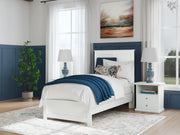 Bostwick Shoals Twin Panel Bed, Dresser and Mirror from Ashley - DMV Furniture