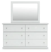 Bostwick Shoals Twin Panel Bed, Dresser and Mirror from Ashley - DMV Furniture