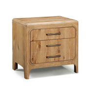 Westcott Cerused Natural Nightstand from Crown Mark - DMV Furniture