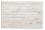 Paxberry Whitewash Full Panel Bed and Nightstand from Ashley - DMV Furniture