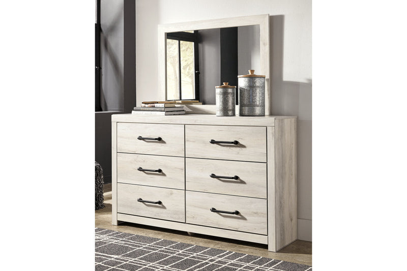 Cambeck Whitewash Dresser and Mirror -  Ashley - DMV Furniture
