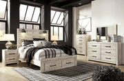 Cambeck Whitewash Footboard Storage Bedroom Set from Ashley - DMV Furniture