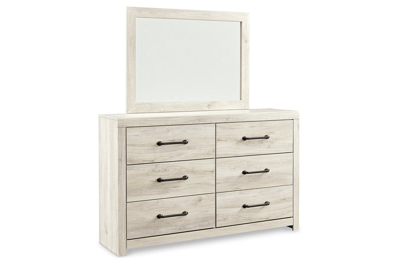 Cambeck Whitewash Dresser and Mirror -  Ashley - DMV Furniture