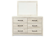 Cambeck Whitewash Dresser and Mirror -  Ashley - DMV Furniture