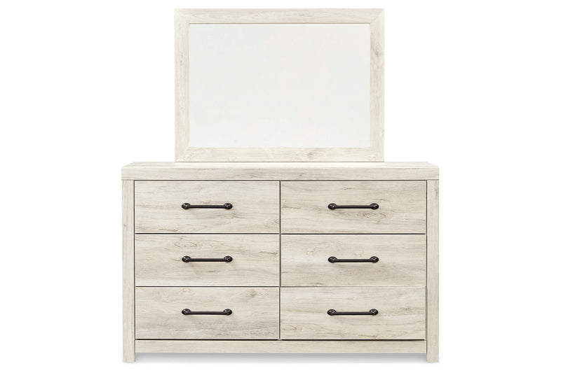Cambeck Whitewash Dresser and Mirror -  Ashley - DMV Furniture
