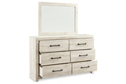 Cambeck Whitewash Dresser and Mirror -  Ashley - DMV Furniture
