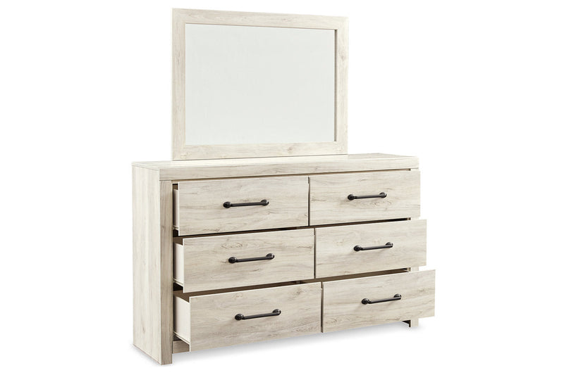 Cambeck Whitewash Dresser and Mirror -  Ashley - DMV Furniture