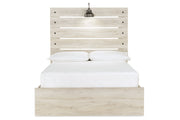 Cambeck Whitewash Full Panel Bed with 2 Storage Drawers from Ashley - DMV Furniture