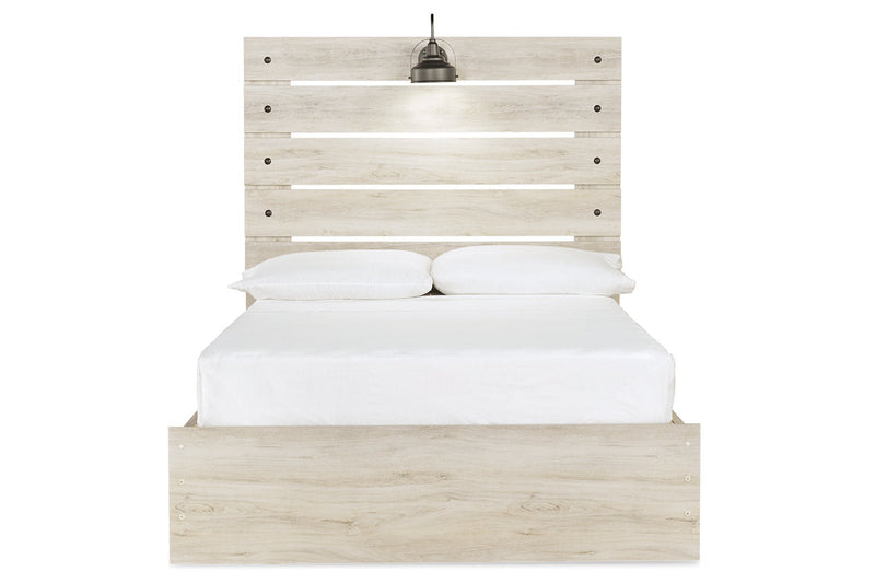 Cambeck Whitewash Full Panel Bed with 2 Storage Drawers from Ashley - DMV Furniture