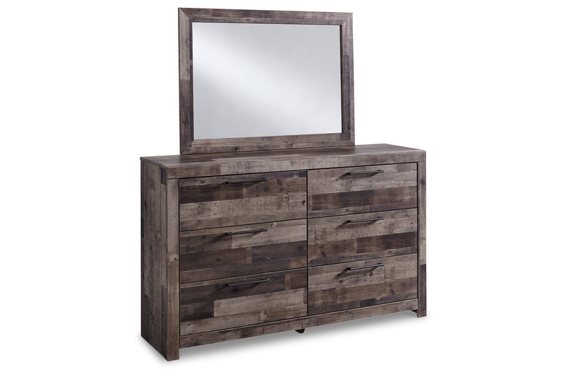 Derekson Multi Gray Dresser and Mirror -  Ashley - DMV Furniture