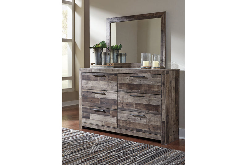 Derekson Multi Gray Dresser and Mirror -  Ashley - DMV Furniture