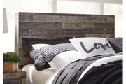 Derekson Multi Gray Full Panel Bed with 2 Storage Drawers from Ashley - DMV Furniture