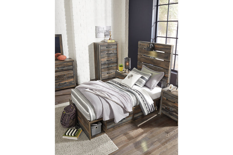 Drystan Multi Twin Panel Bed with 2 Storage Drawers from Ashley - DMV Furniture