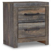 Drystan Multi Color Queen Panel Bed with Storage, Dresser and Mirror from Ashley - DMV Furniture