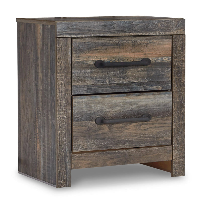 Drystan Multi Color Queen Panel Bed with Mirrored Dresser and 2 Nightstands from Ashley - DMV Furniture