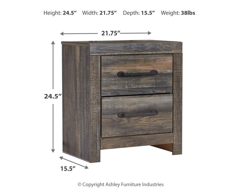 Drystan Multi Full Panel Storage Bed, Dresser, Mirror and Nightstand from Ashley - DMV Furniture
