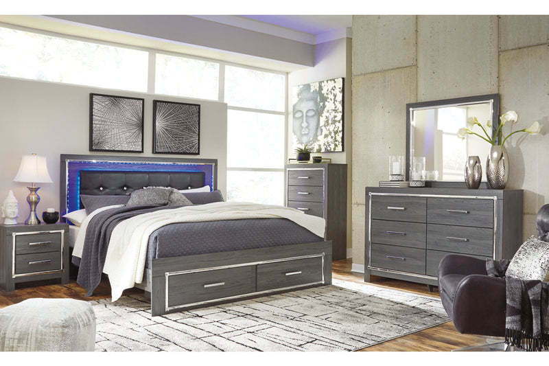 Lodanna Gray Dresser and Mirror -  Ashley - DMV Furniture