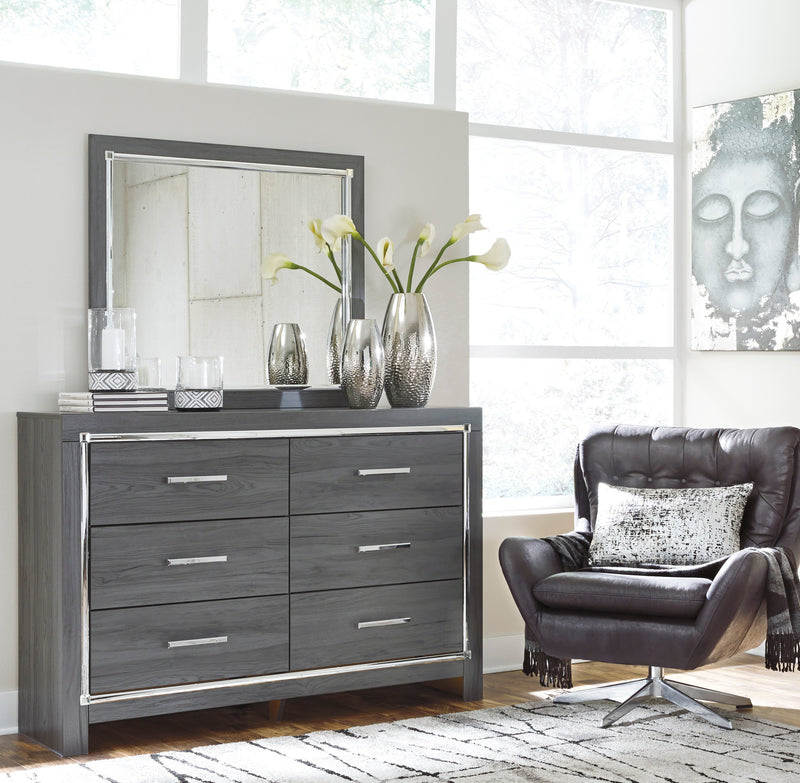 Lodanna Gray LED Footboard Storage Bedroom Set from Ashley - DMV Furniture