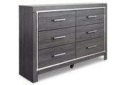 Lodanna Gray Dresser and Mirror -  Ashley - DMV Furniture