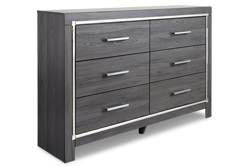 Lodanna Gray Dresser and Mirror -  Ashley - DMV Furniture