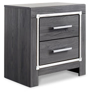 Lodanna Gray Queen Panel Bed and Nightstand from Ashley - DMV Furniture