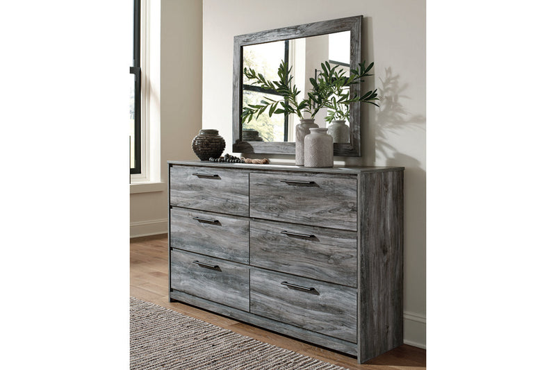 Baystorm Gray Dresser and Mirror -  Ashley - DMV Furniture