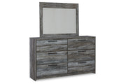 Baystorm Gray Dresser and Mirror -  Ashley - DMV Furniture