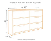 Baystorm Gray Queen Panel Storage Bed, Dresser and Nightstand from Ashley - DMV Furniture