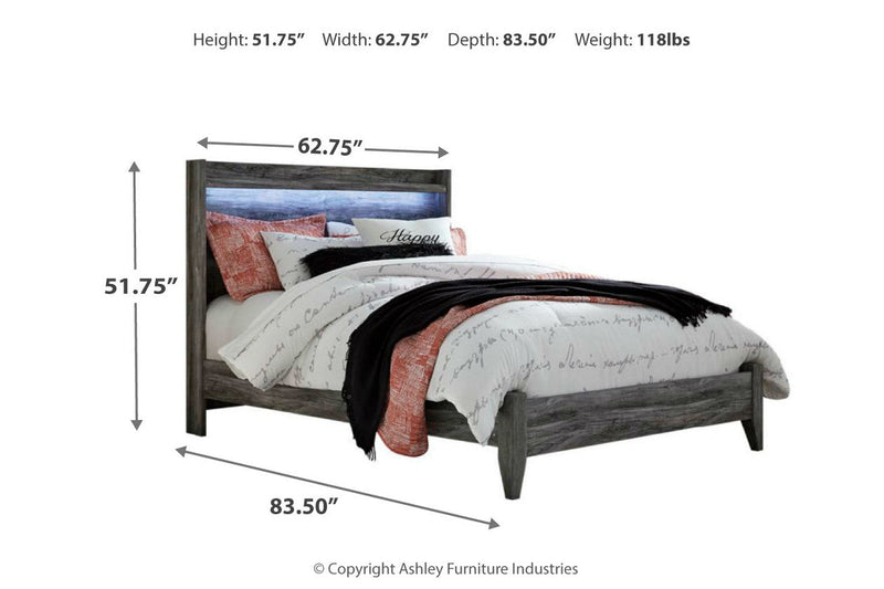 Baystorm Gray Queen Panel Bed from Ashley - DMV Furniture