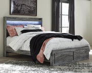 Baystorm Gray Queen Panel Storage Bed, Dresser and Nightstand from Ashley - DMV Furniture